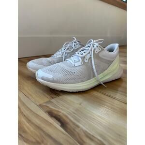 Lululemon BlissFeel Run Shoes Women Size 10.5 White/Elixir/Light Ivory VGC